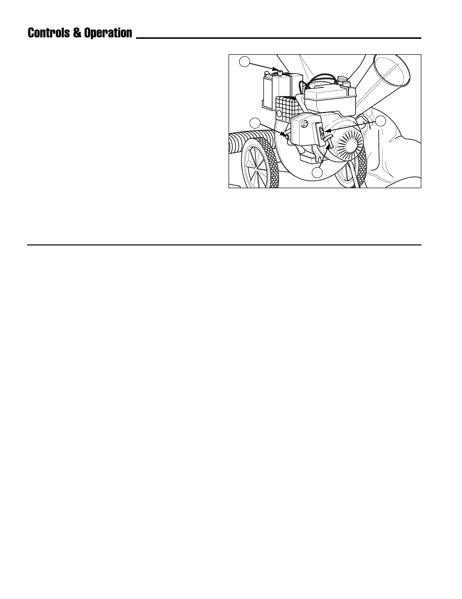 Controls & operation, Shutting down, Engine controls | Start-up | Simplicity 14E User Manual | Page 16 / 36