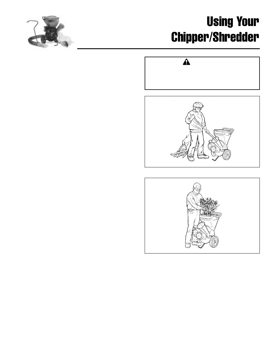 Using your chipper/shredder, General functions | Simplicity 14E User Manual | Page 17 / 36