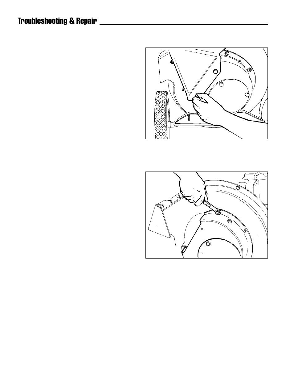 Repair, Troubleshooting & repair, Shredding hammers | Simplicity 14E User Manual | Page 30 / 36