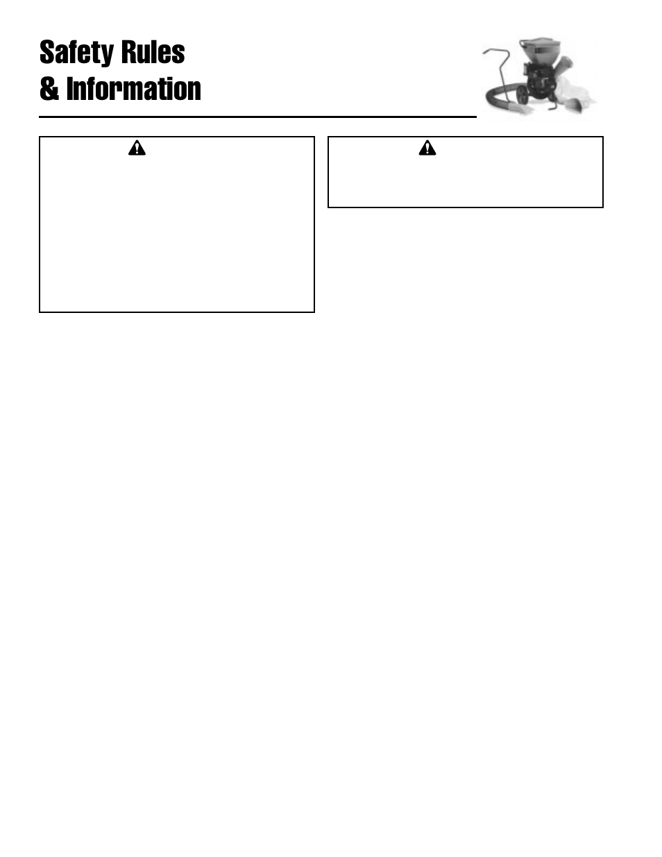 Safety rules & information, General, Setting up | Simplicity 14E User Manual | Page 6 / 36