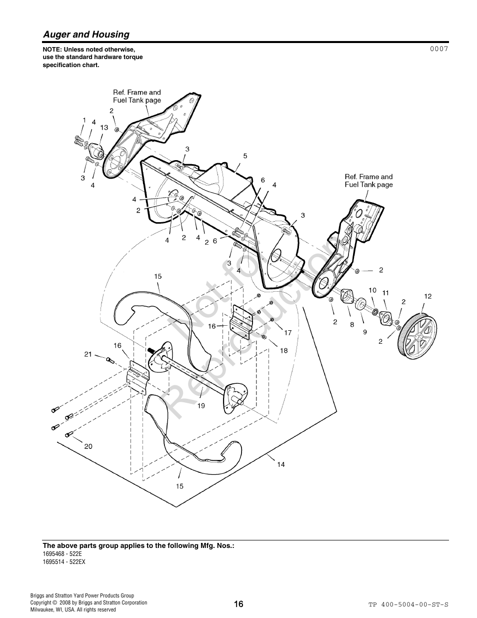 Not for reproduction | Simplicity 09A4130202E1 User Manual | Page 16 / 24