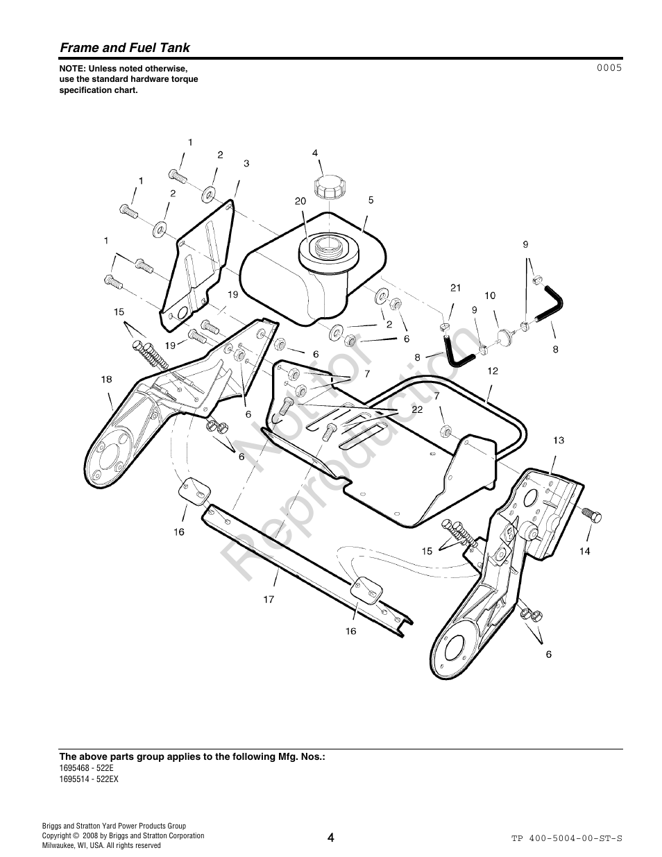 Not for reproduction | Simplicity 09A4130202E1 User Manual | Page 4 / 24