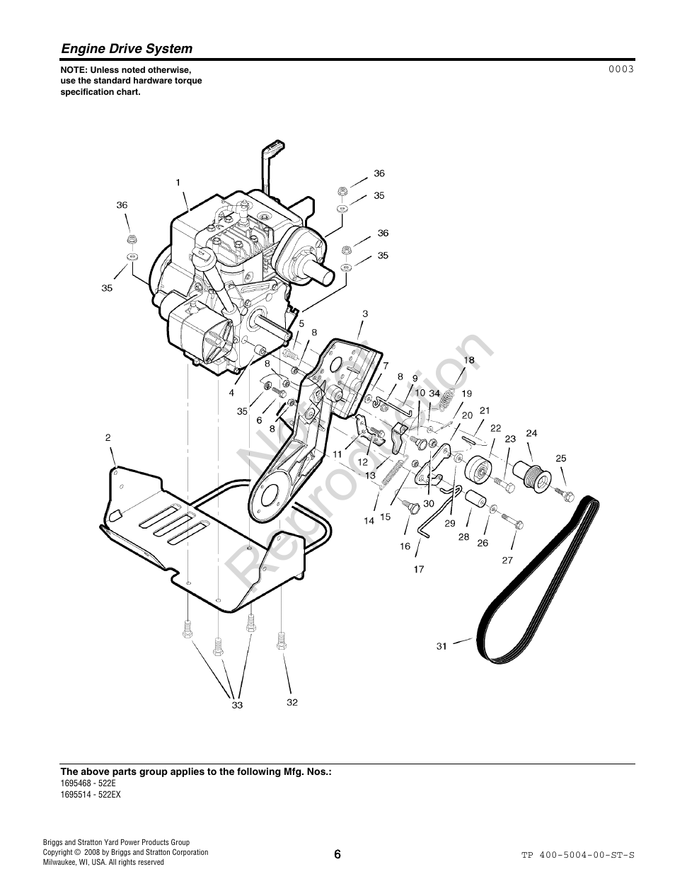 Not for reproduction | Simplicity 09A4130202E1 User Manual | Page 6 / 24