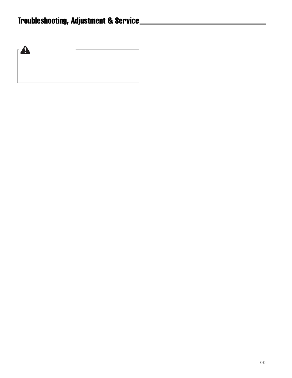 Troubleshooting, adjustment & service, Warning, Battery service | Simplicity ZT2561F User Manual | Page 34 / 44