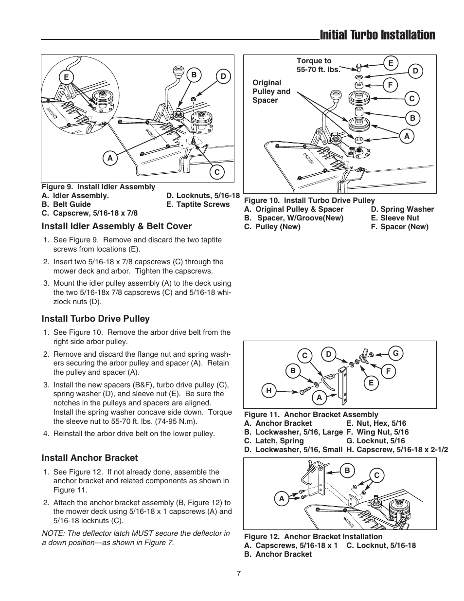 Initial turbo installation | Simplicity 1694498 User Manual | Page 11 / 20