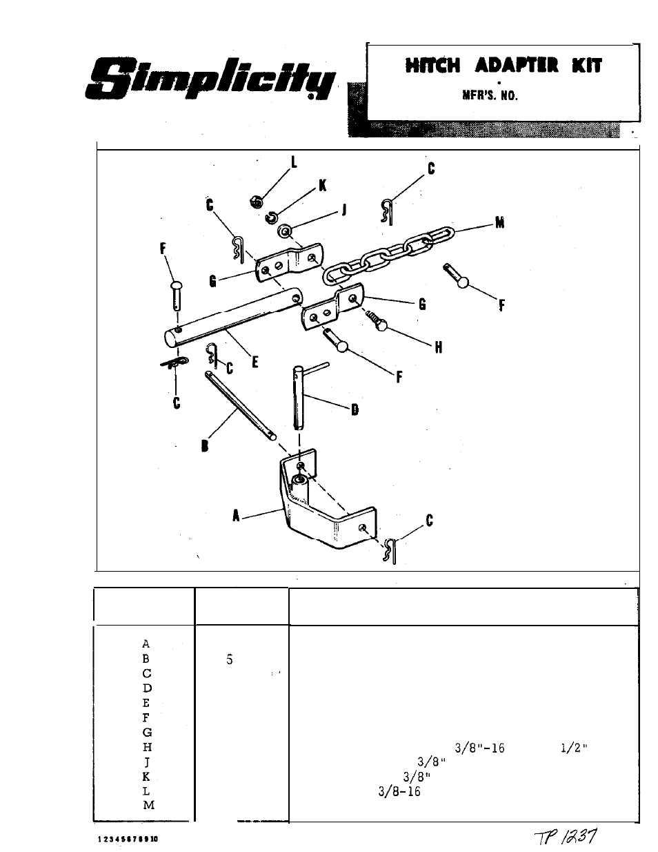 Simplicity 202 User Manual | 2 pages