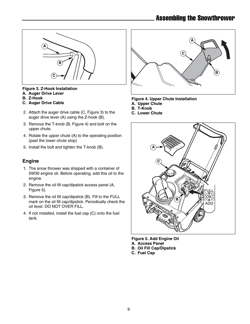 Assembling the snowthrower | Simplicity 1695468 User Manual | Page 13 / 28