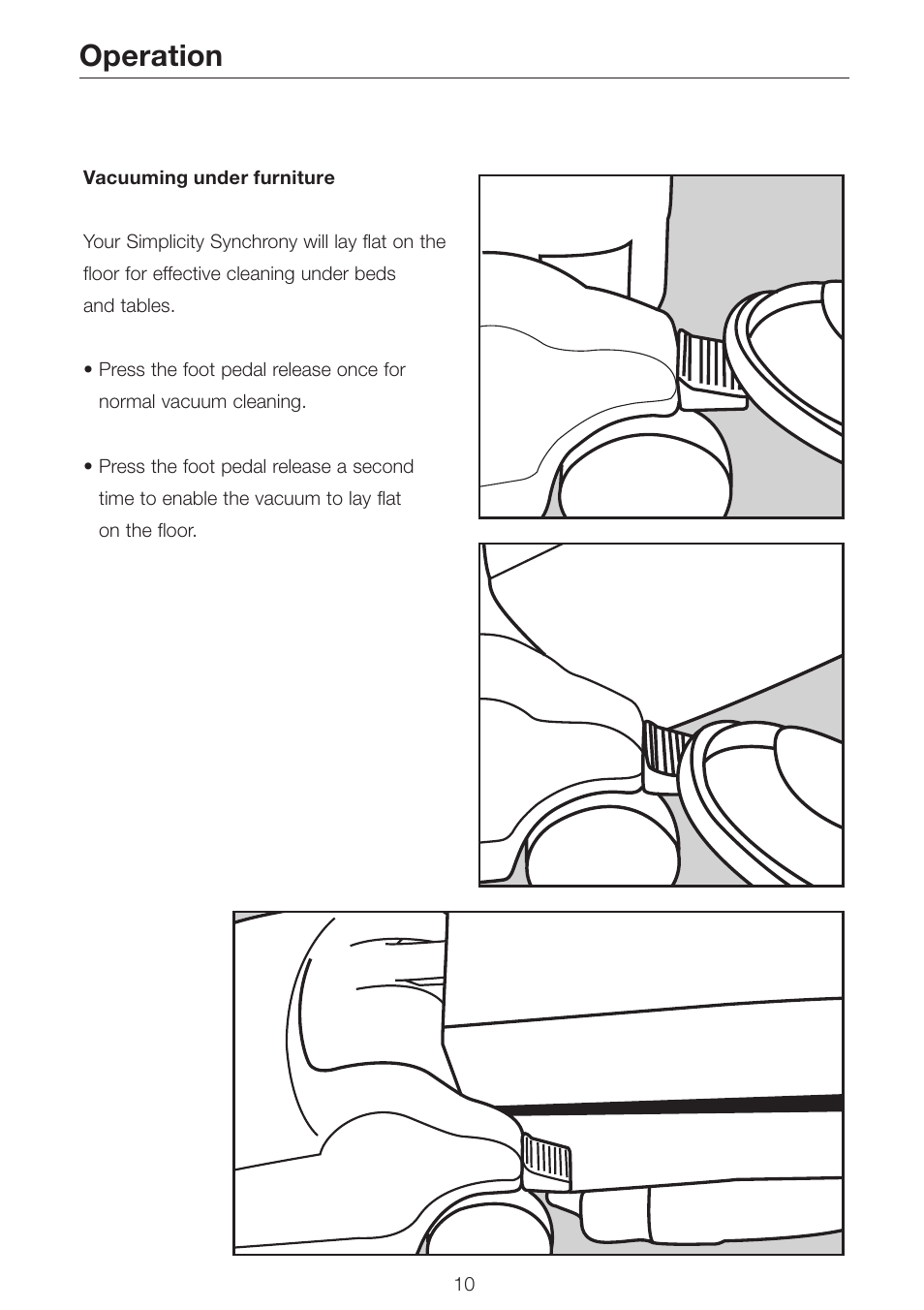 Operation | Simplicity SCRS SCRD SCRP User Manual | Page 12 / 32
