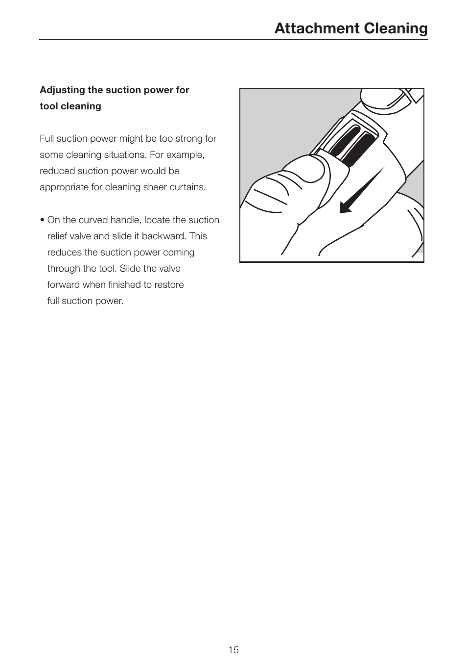 Attachment cleaning | Simplicity SCRS SCRD SCRP User Manual | Page 17 / 32