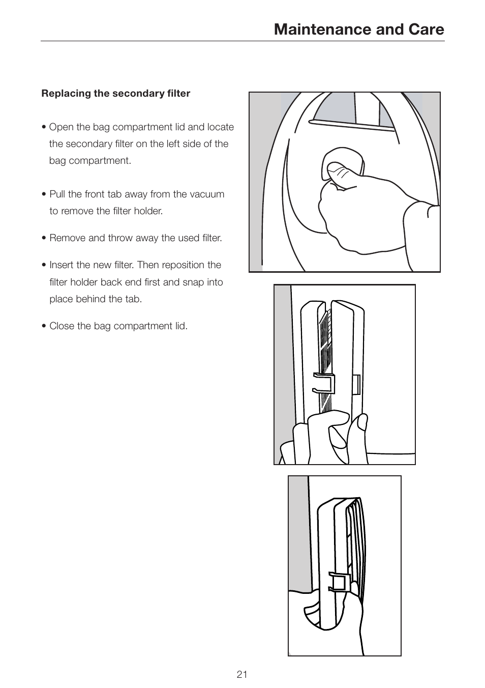 Maintenance and care | Simplicity SCRS SCRD SCRP User Manual | Page 23 / 32