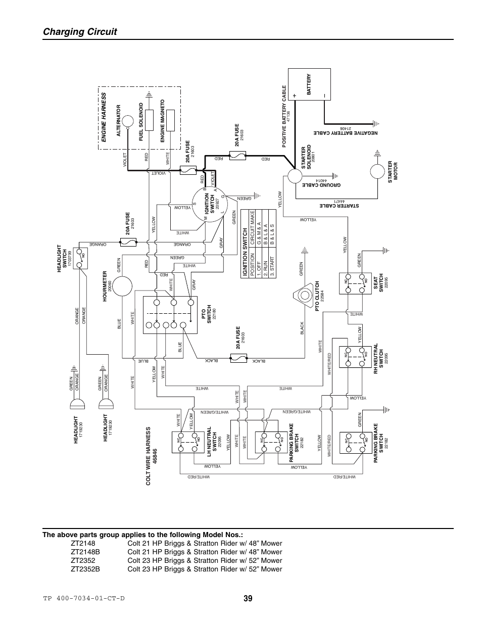 Charging circuit | Simplicity ZT2148B User Manual | Page 45 / 63