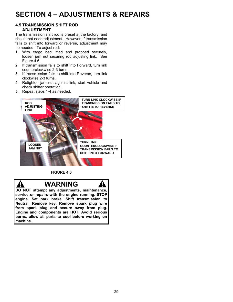 Warning | Simplicity UVGT1621BV User Manual | Page 29 / 36