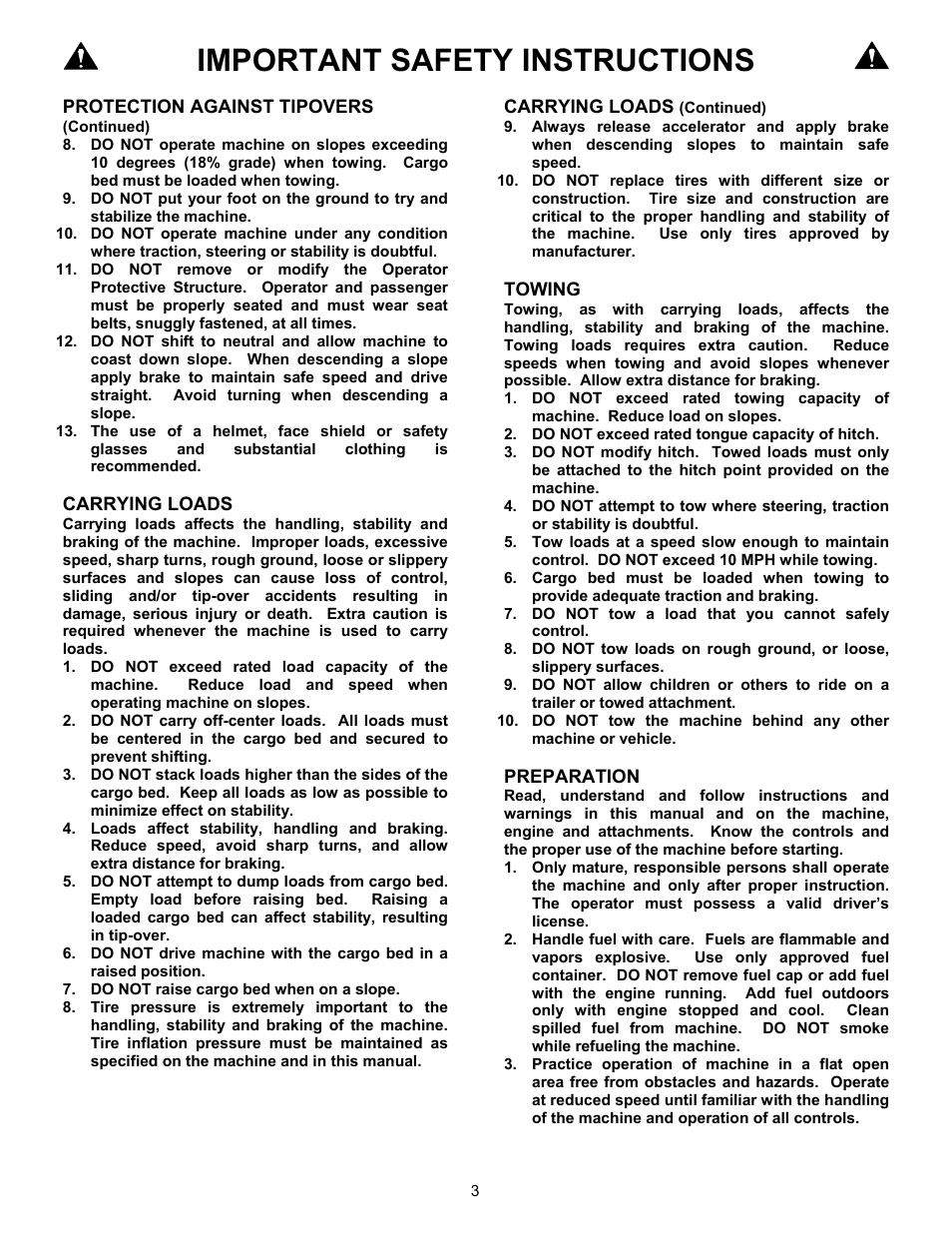 Important safety instructions | Simplicity UVGT1621BV User Manual | Page 3 / 36