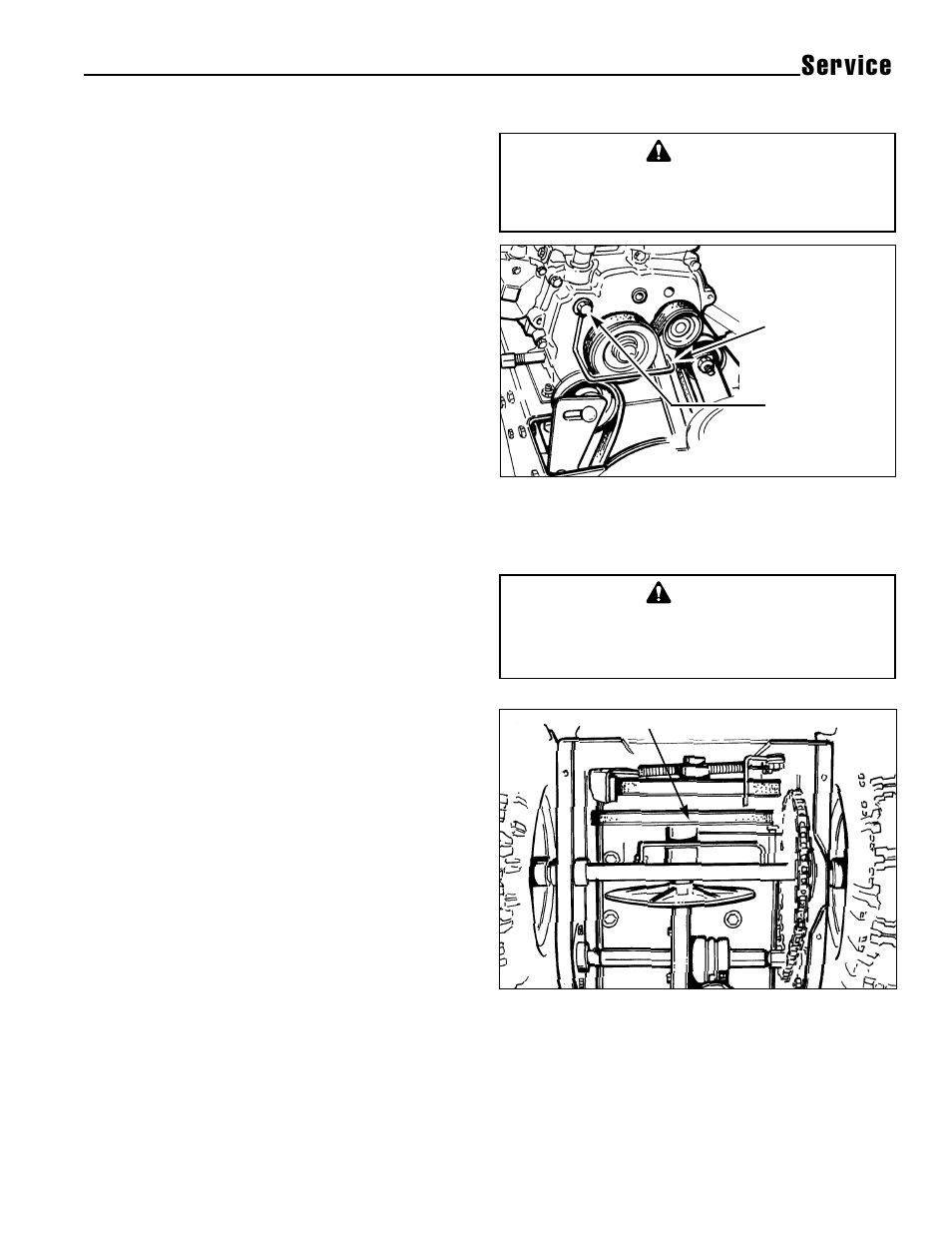 Service, Drive belt adjustment, Drive belts and replacement | Simplicity 1693426 755E User Manual | Page 23 / 28