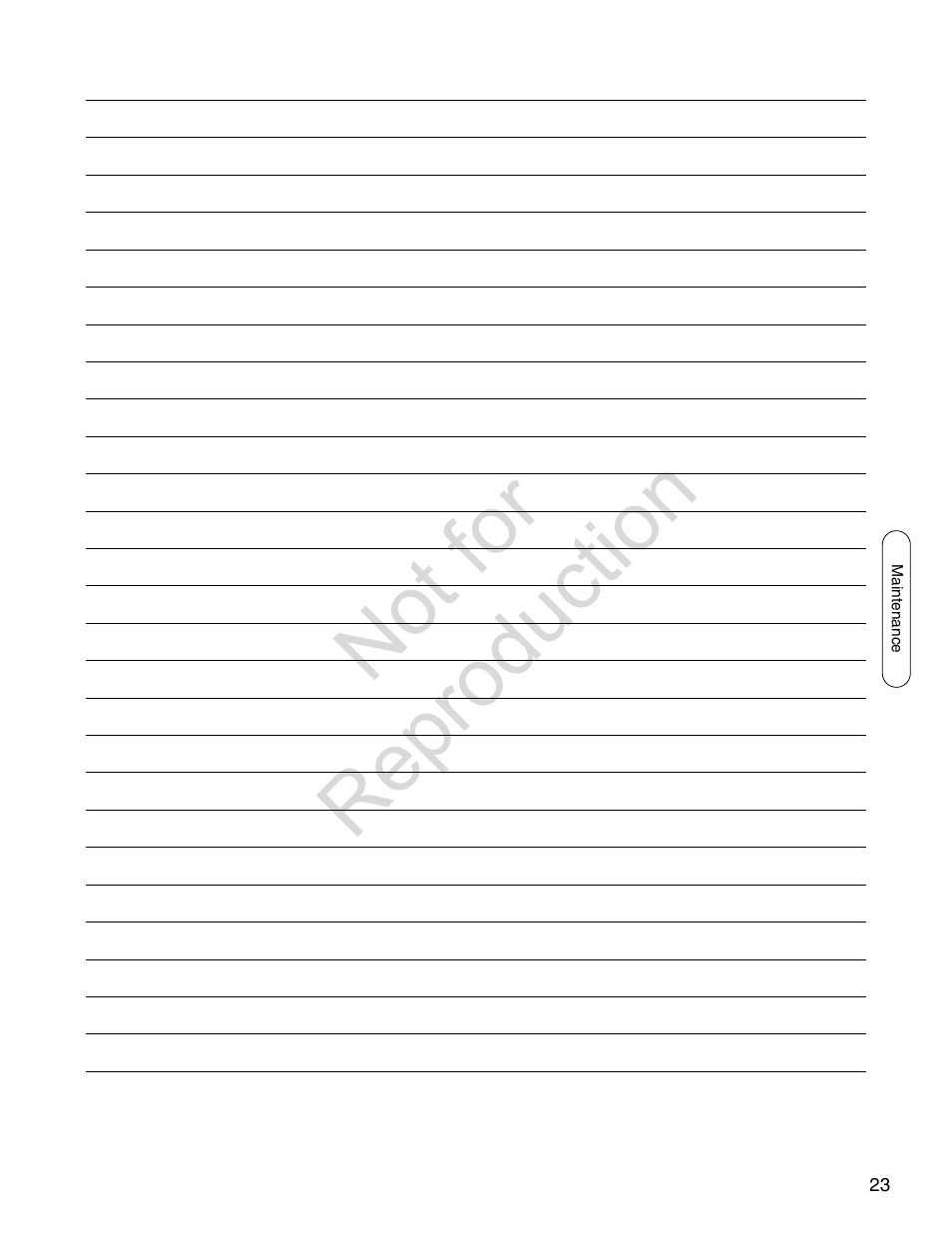 Not for reproduction | Simplicity SMI I924E User Manual | Page 23 / 38