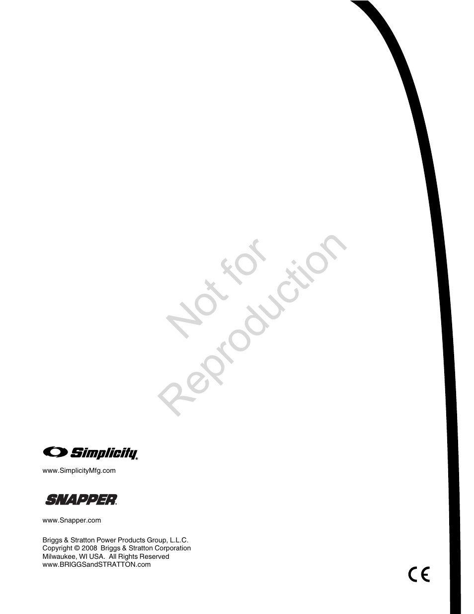 Not for reproduction | Simplicity SMI I924E User Manual | Page 38 / 38