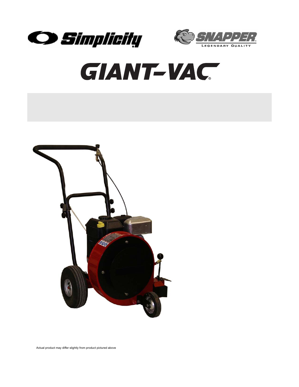 Simplicity Snapper LBC6151BV User Manual | 16 pages