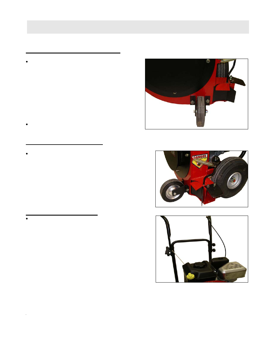 Unit assembly, Front wheel assembly, Side air deflector | Handle assembly | Simplicity Snapper LBC6151BV User Manual | Page 5 / 16