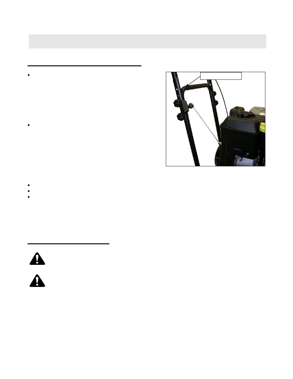 Unit operation (cont.) starting the engine (cont.), Blower operation | Simplicity Snapper LBC6151BV User Manual | Page 7 / 16