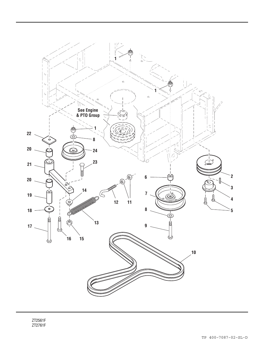Pump drive group | Simplicity ZT2761F User Manual | Page 30 / 75