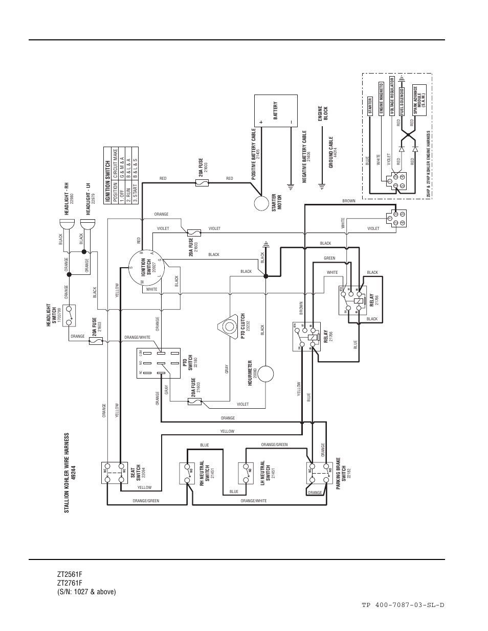 Cranking circuit | Simplicity ZT2761F User Manual | Page 64 / 75
