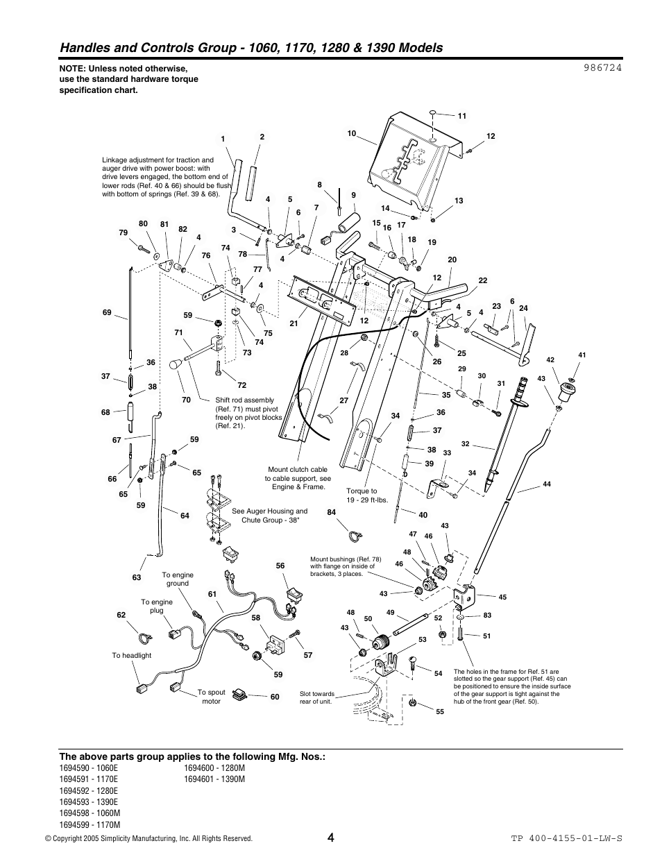 Simplicity 1060M User Manual | Page 4 / 42