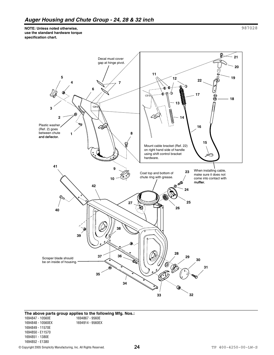 Simplicity 1694914 User Manual | Page 24 / 44