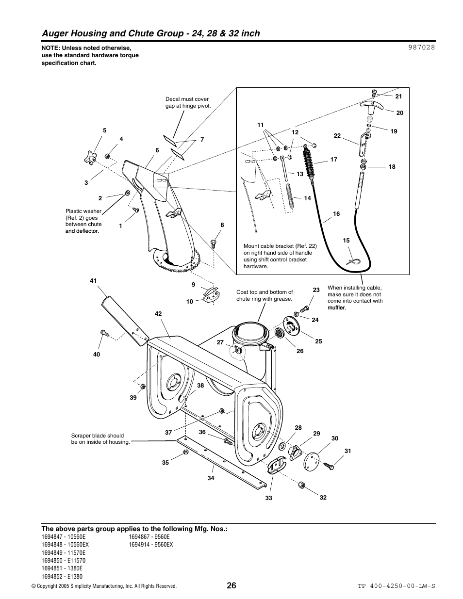 Simplicity 1694914 User Manual | Page 26 / 44