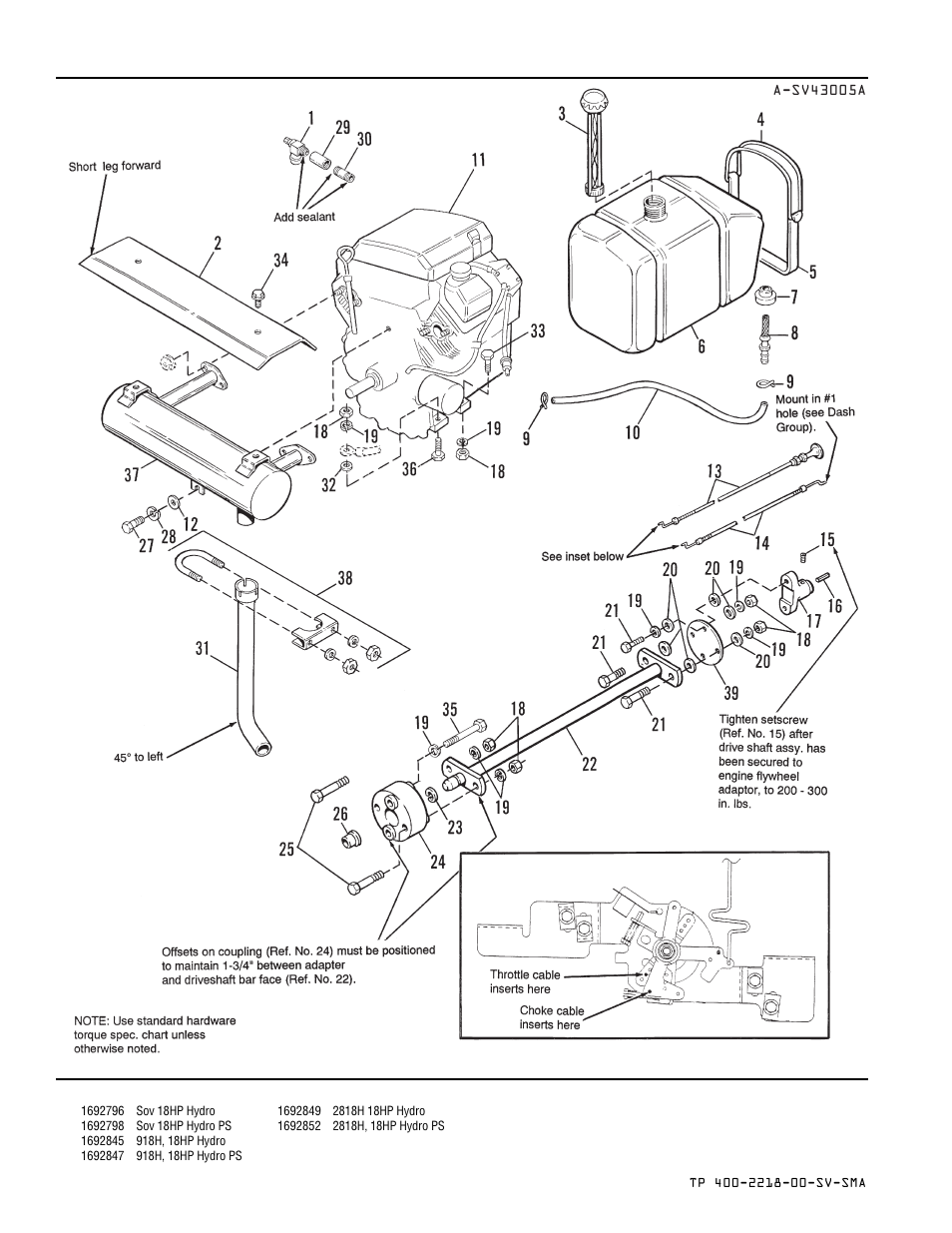 Simplicity SOVEREIGN TP 400-2218-00-SV-SMA User Manual | Page 12 / 76