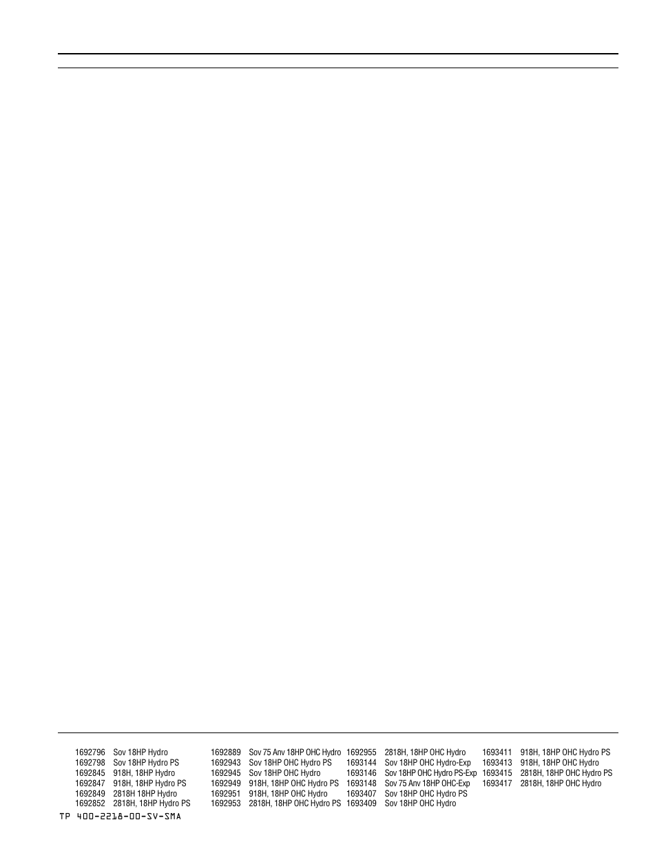 Simplicity SOVEREIGN TP 400-2218-00-SV-SMA User Manual | Page 59 / 76