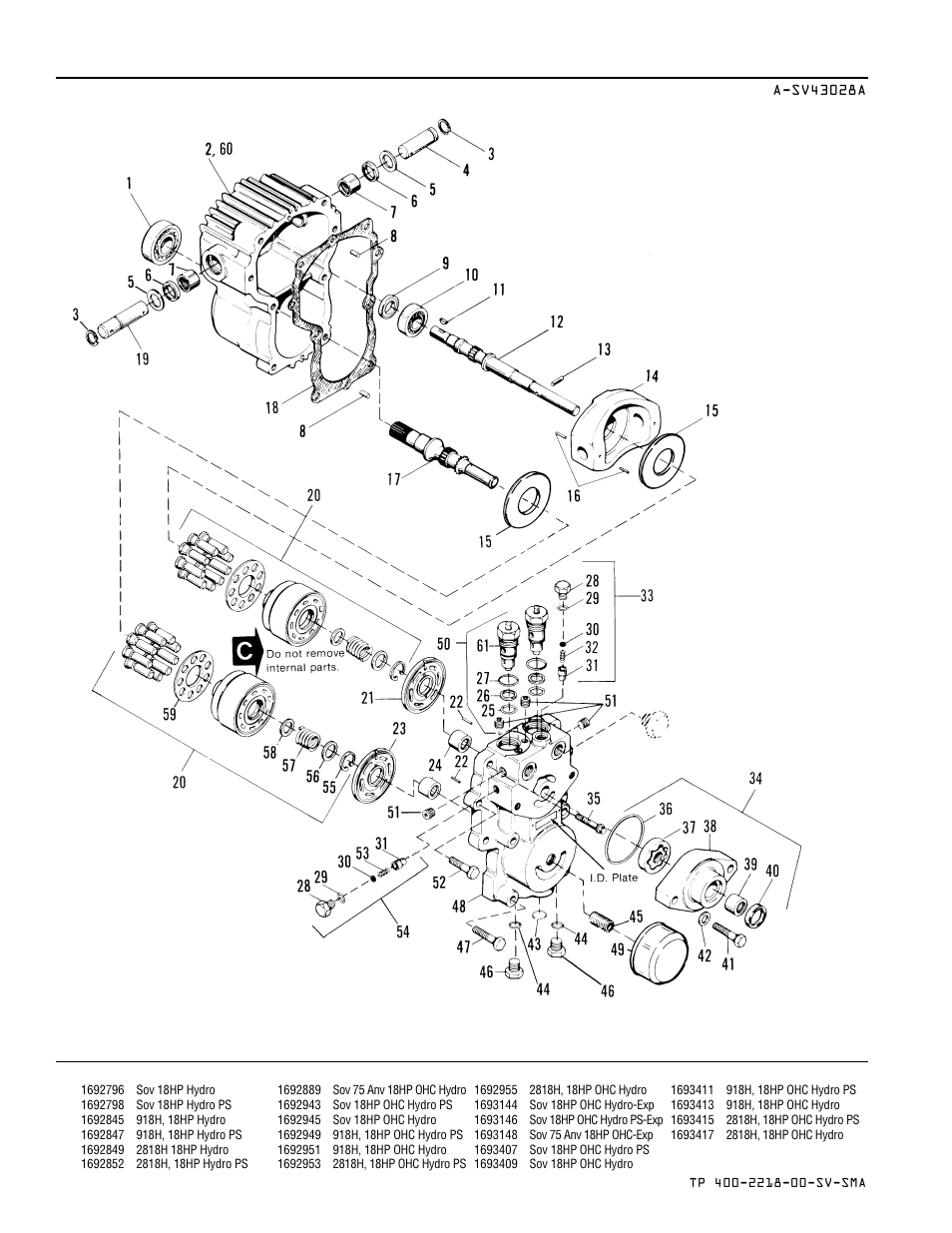 Simplicity SOVEREIGN TP 400-2218-00-SV-SMA User Manual | Page 60 / 76