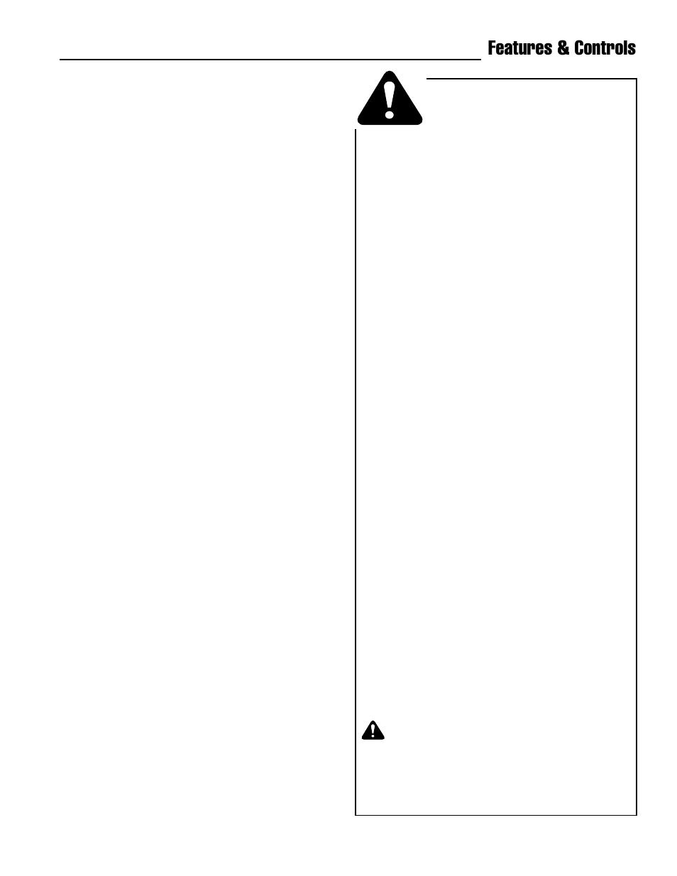 Features & controls, Warning, Safety interlock system | Simplicity ZT2148 User Manual | Page 13 / 41