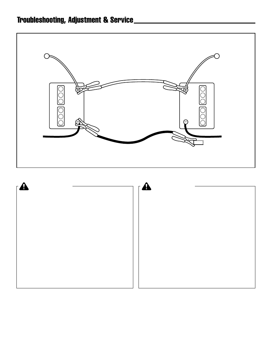 Troubleshooting, adjustment & service, Warning | Simplicity ZT2148 User Manual | Page 32 / 41