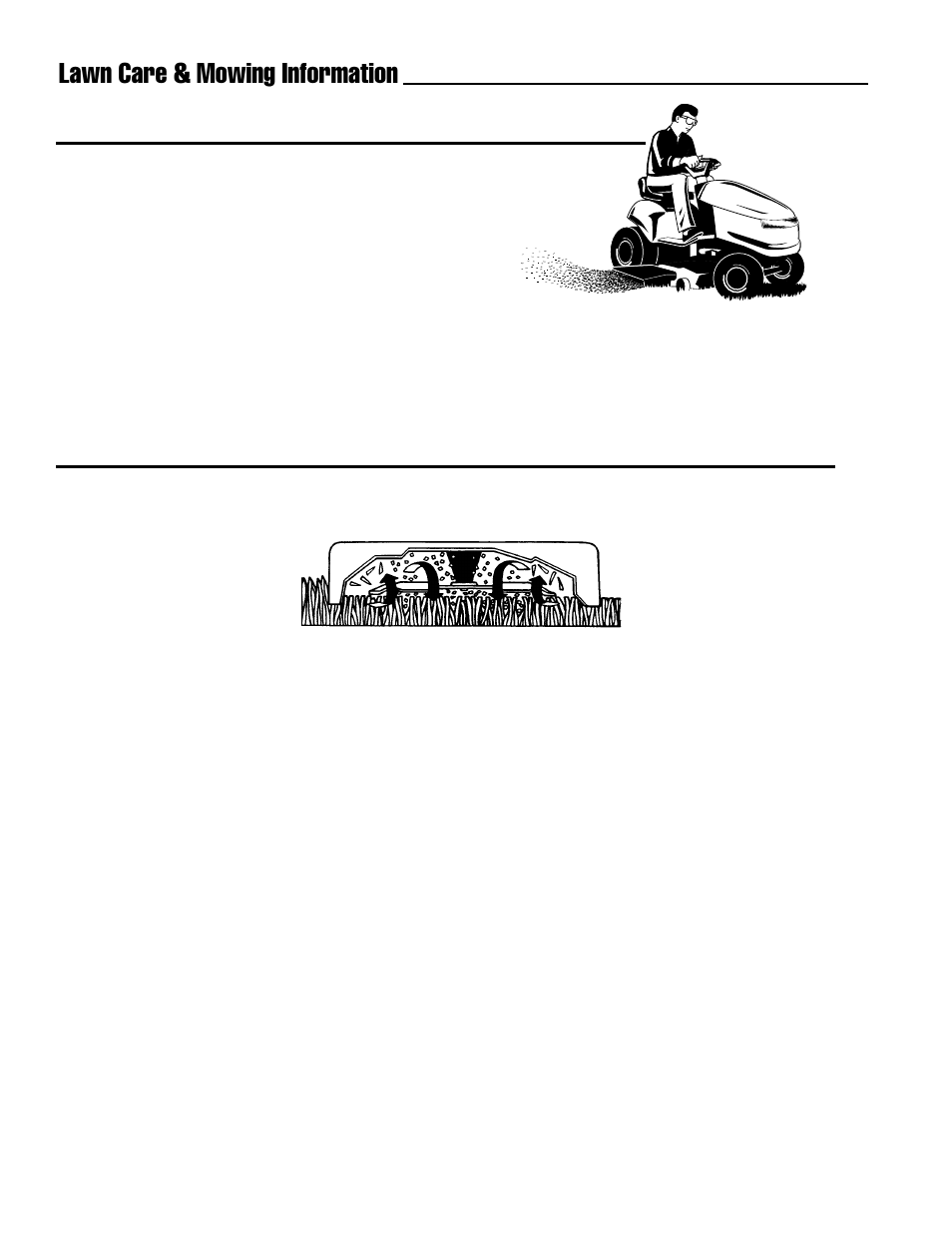 Lawn care & mowing information, Mowing methods | Simplicity ZT2148 User Manual | Page 36 / 41