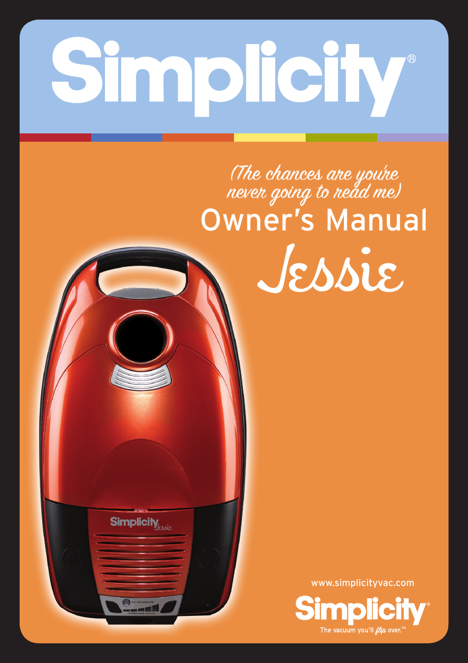 Simplicity Jessie Vacuum Bag and Filters User Manual | 12 pages