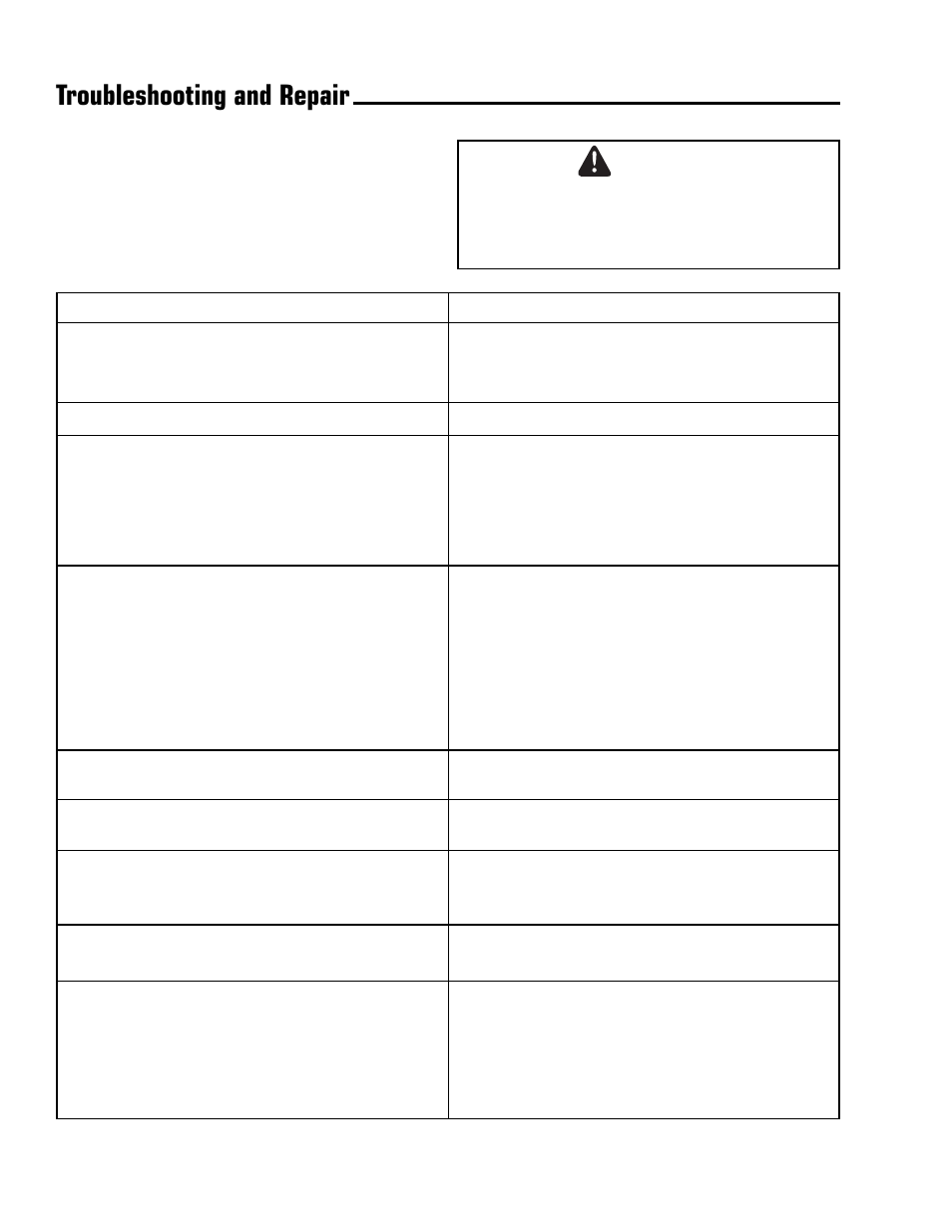 Troubleshooting and repair | Simplicity 1693848 User Manual | Page 26 / 28