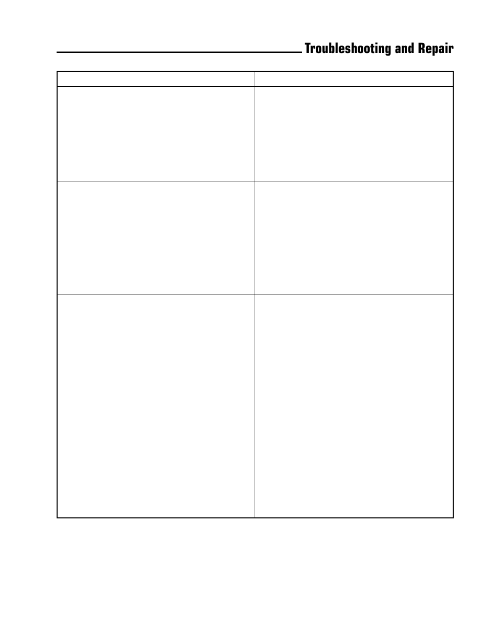 Troubleshooting and repair | Simplicity 1693848 User Manual | Page 27 / 28