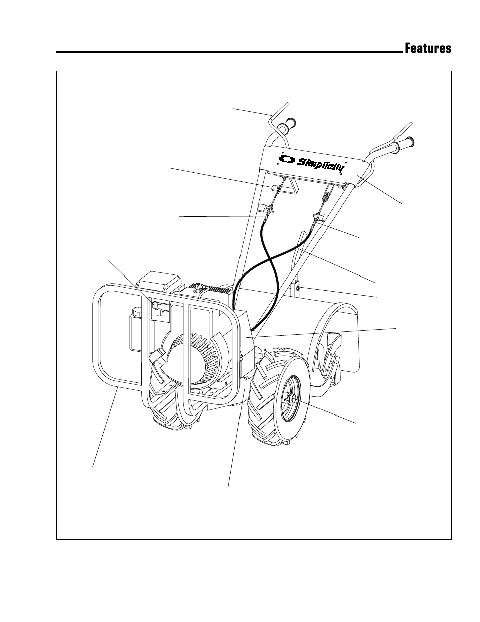 Features, Model 6516r | Simplicity 1693848 User Manual | Page 9 / 28