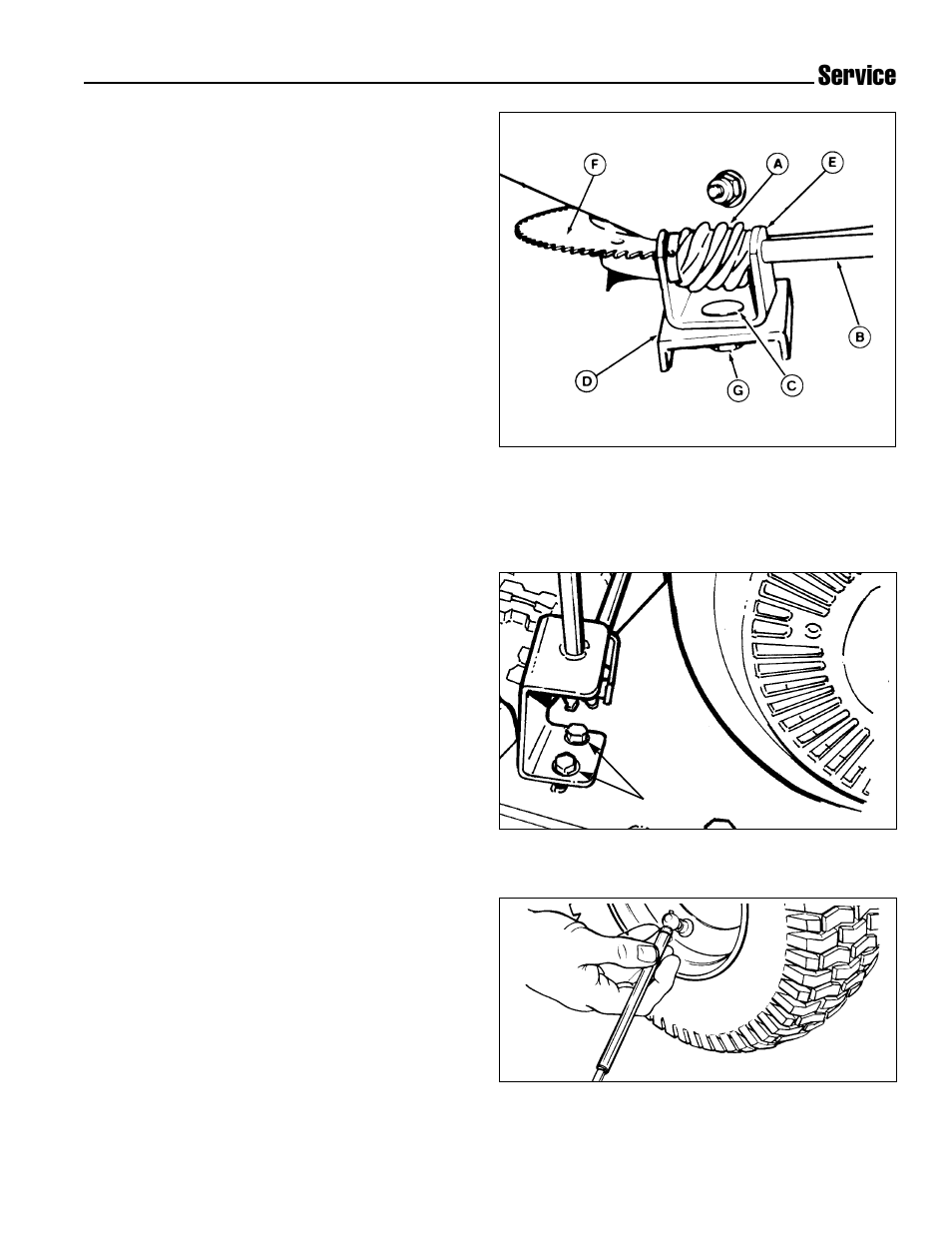 Service, Discharge control adjustment, Checking tire pressure | Chute direction control gear bracket adjustment | Simplicity 1691948 User Manual | Page 25 / 27