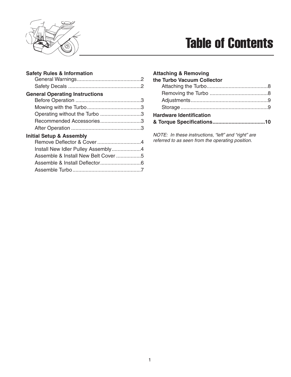 Simplicity Turbo Vacuum Collection System User Manual | Page 2 / 12