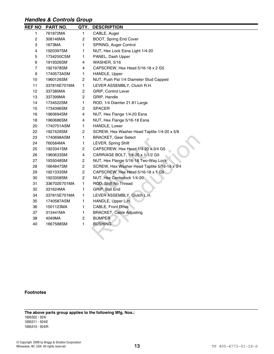 Not for reproduction | Simplicity 1735510 User Manual | Page 13 / 24