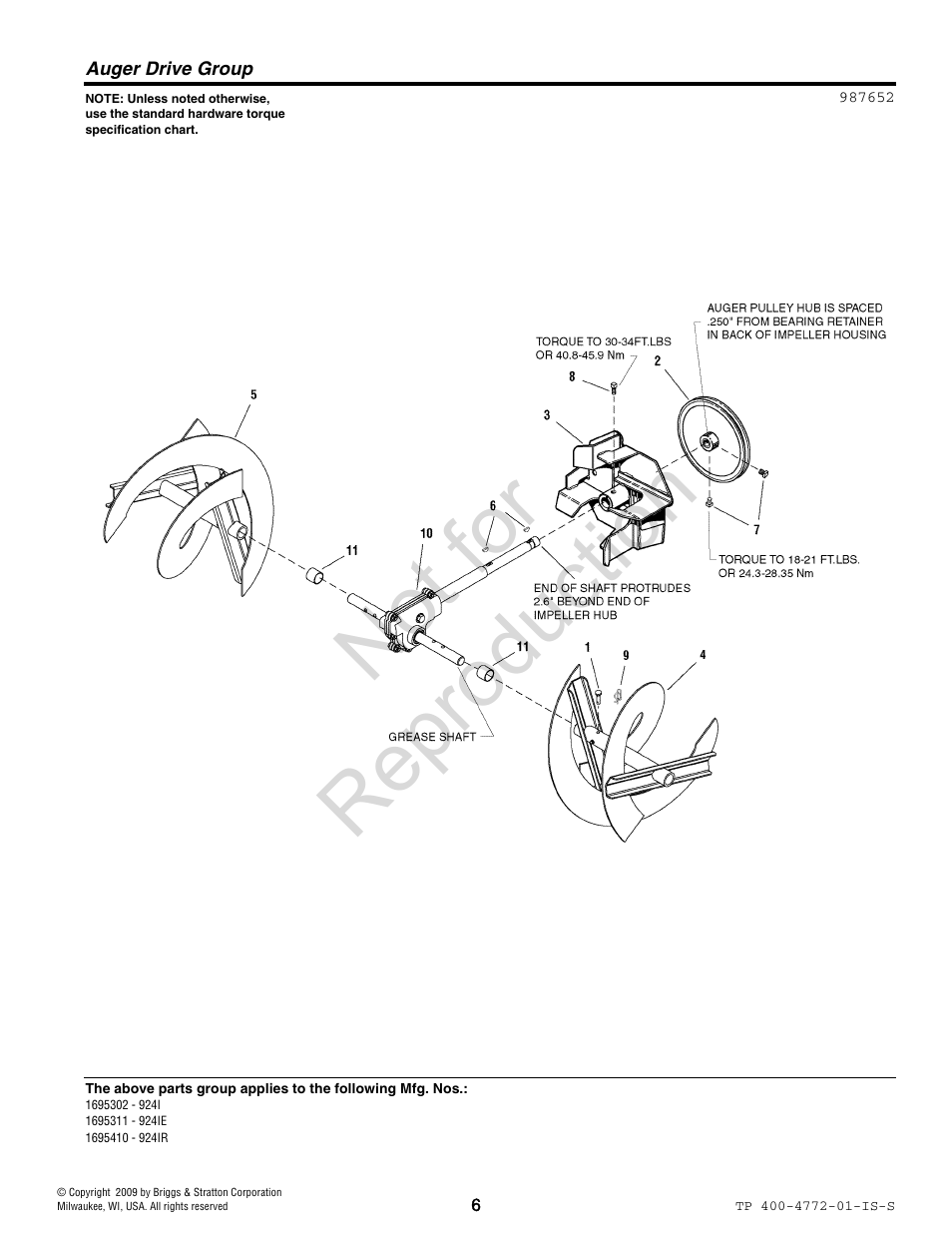 Not for reproduction | Simplicity 1735510 User Manual | Page 6 / 24