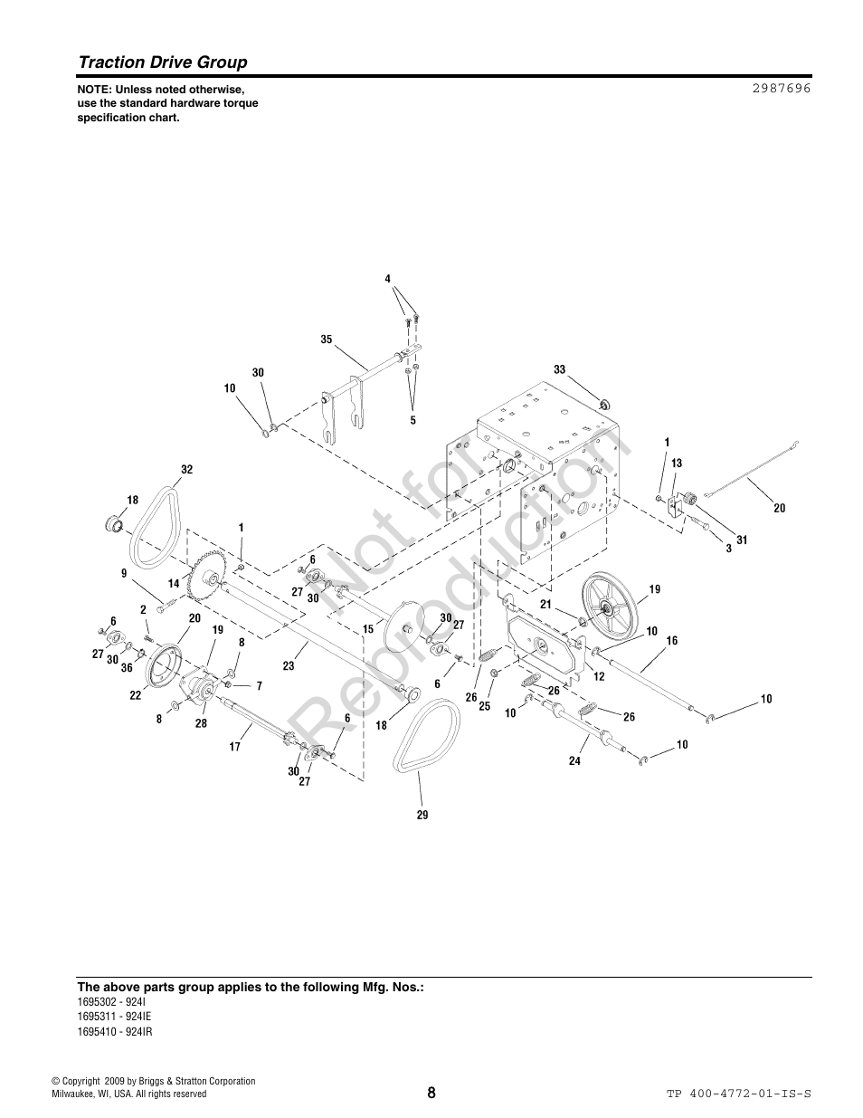 Not for reproduction | Simplicity 1735510 User Manual | Page 8 / 24