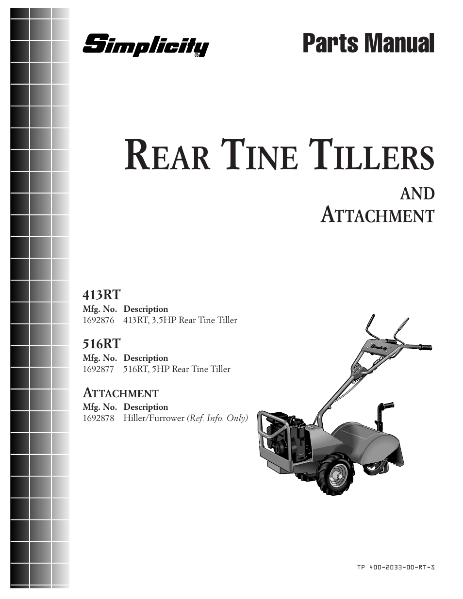 Simplicity 516RT User Manual | 22 pages