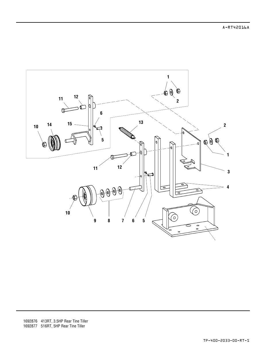 Shifting mechanism | Simplicity 516RT User Manual | Page 10 / 22