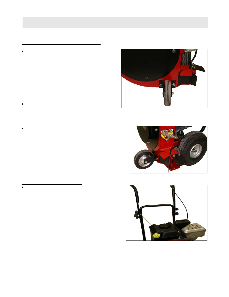 Unit assembly, Front wheel assembly, Side air deflector | Handle assembly | Simplicity SMLBC55151BV User Manual | Page 5 / 16