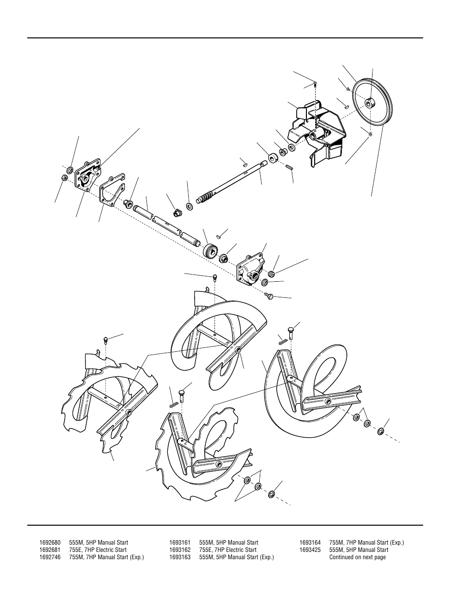 Auger drive and impeller | Simplicity 1692680 User Manual | Page 16 / 36