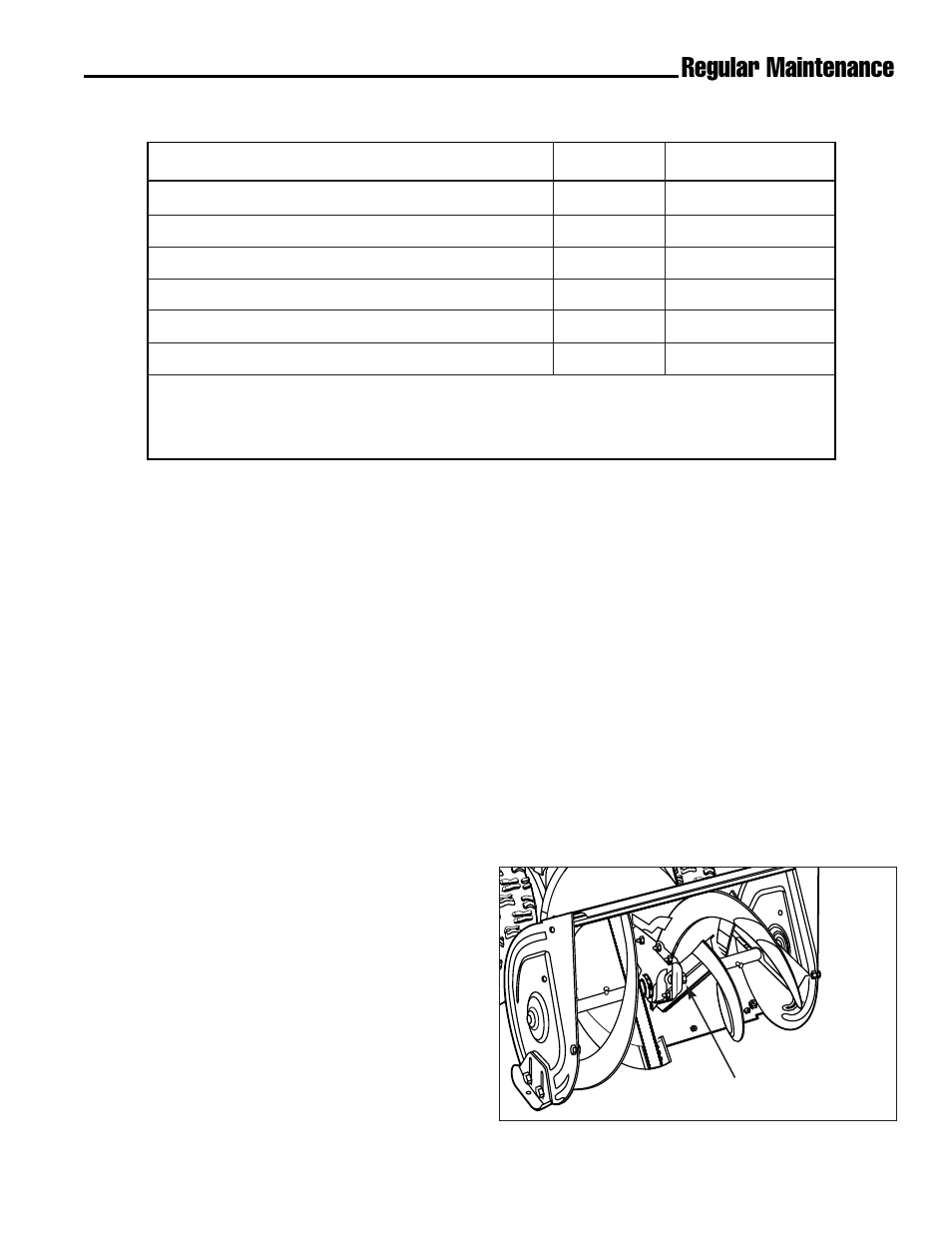 Regular maintenance, Normal care, Off-season storage | Starting after storage, Check auger gear case lubrication | Simplicity 1693647 555M User Manual | Page 17 / 30