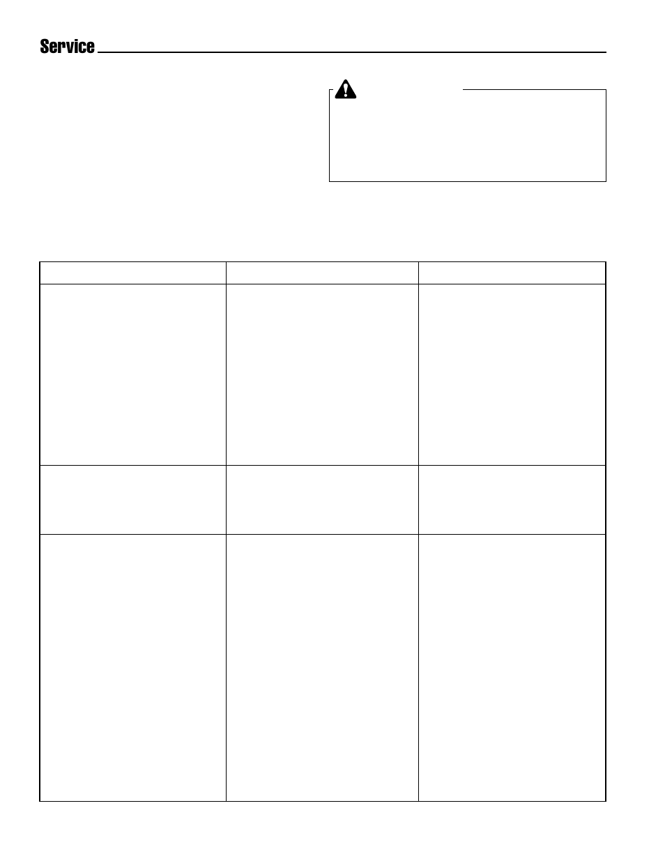 Service, Warning, Troubleshooting | Simplicity 1693647 555M User Manual | Page 20 / 30
