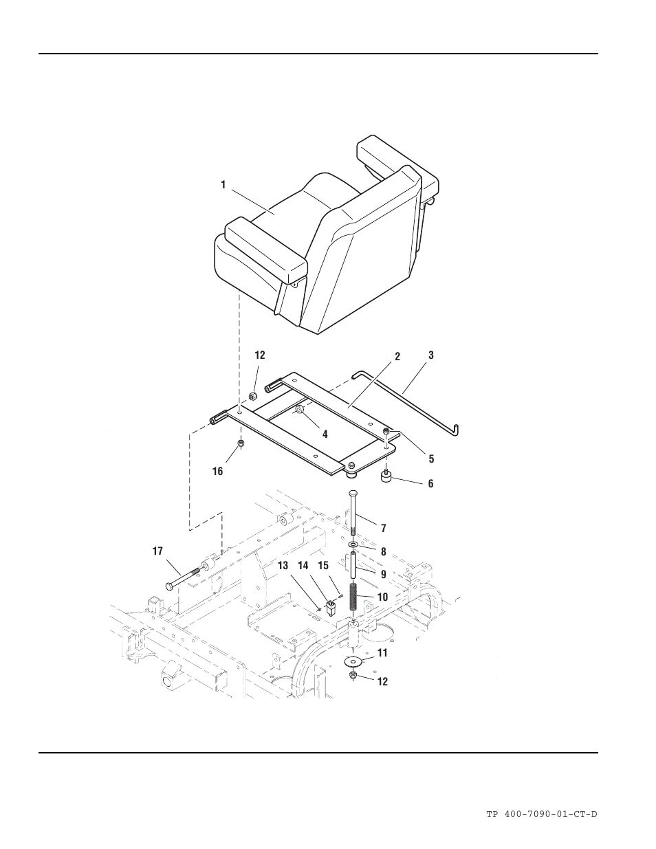 Seat & seat mount group | Simplicity ZT2348T User Manual | Page 12 / 73